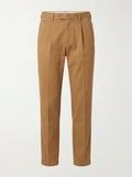 Tan Sandbar Pleated Heritage Chino packshot product photo