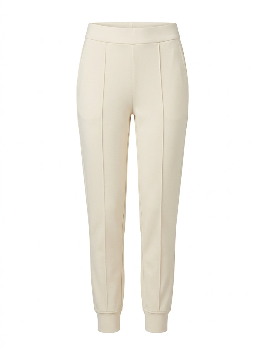 Cream Sculpt Seam Elevated Jogger packshot product photo