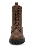Brown Sierra Trail Lace-Up Combat Boot packshot product photo