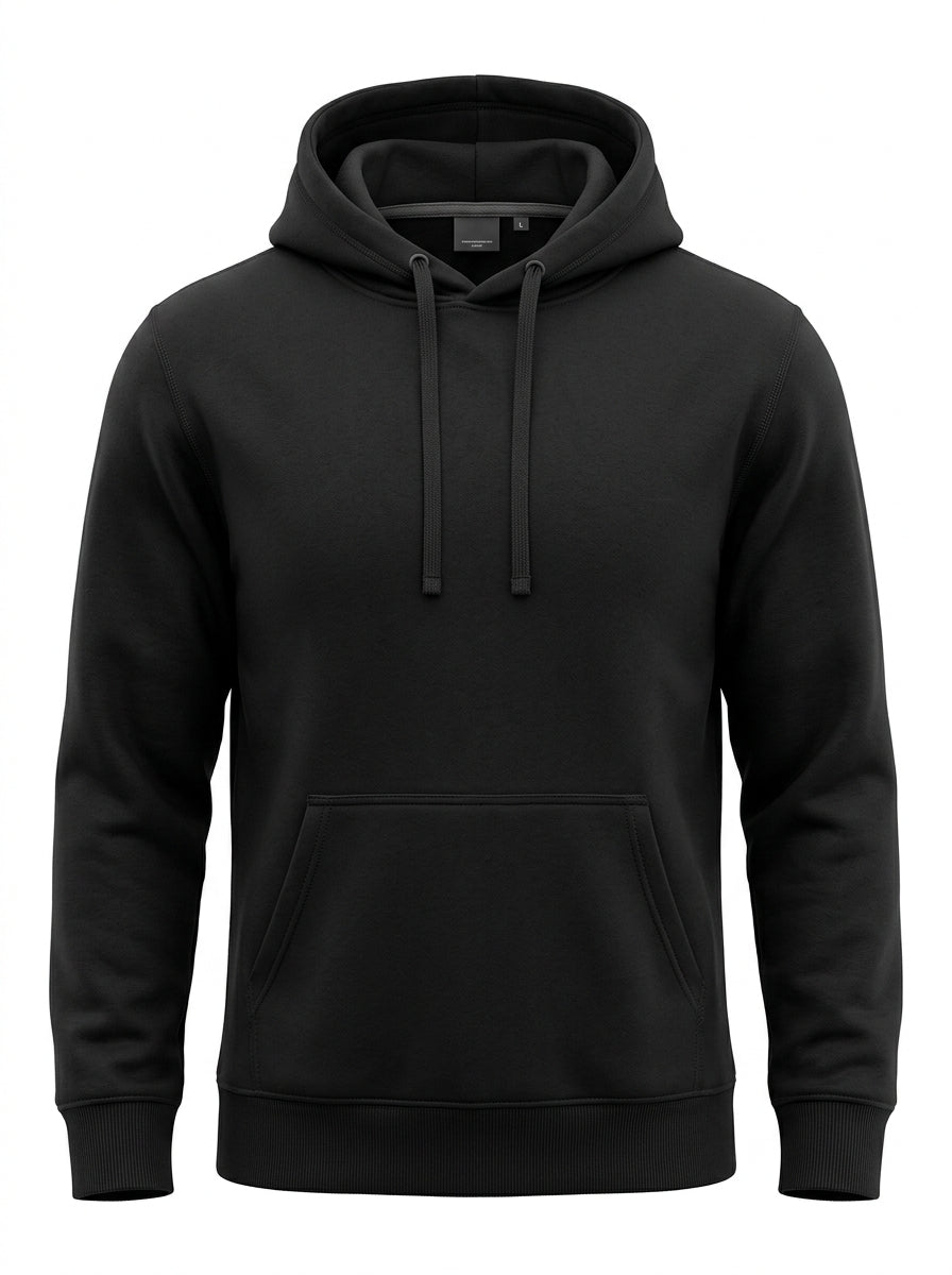 Black Summit Core Fleece Hoodie packshot product photo